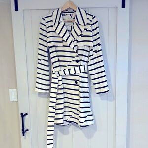 Madewell black and white striped jacket